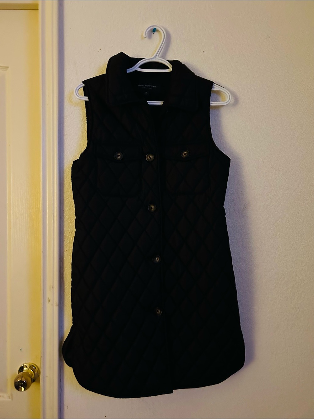 Marc New York Quilted Sleeveless puffer vest- Women